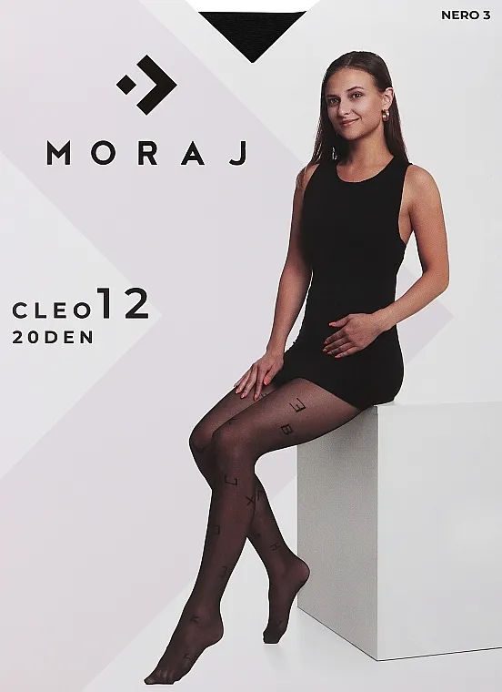 Moraj Hulahopke "Cleo 12", 20 den, nero
