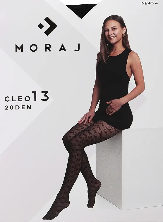 Moraj Hulahopke "Cleo 13", 20 den, nero