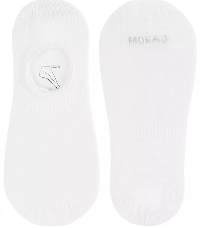 Moraj Kratke ženske pamučne čarape CDB250-038, bele