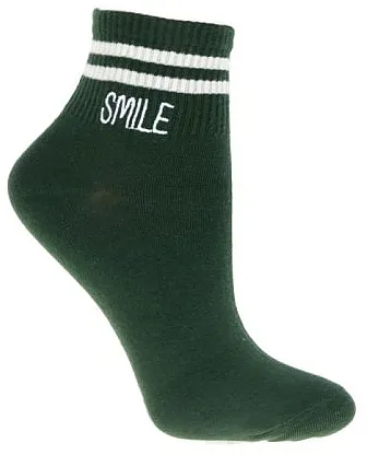 Moraj Smile Ženske čarape, sa vezom, zelene