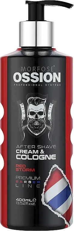 Morfose Ossion Aftershave Cream &amp; Cologne Red Storm Kremasta kolonjska voda posle brijanja