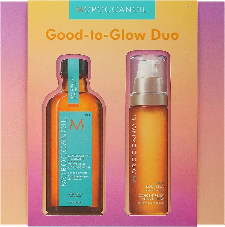 Moroccanoil Good to Glow Duo (h/oil/100ml + b/ser/50ml) Set