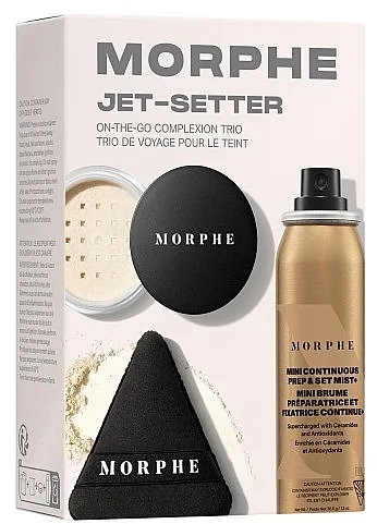 Morphe Jet-Setter Set (fix/spr/36.8g + powder/2.6g + sponge)