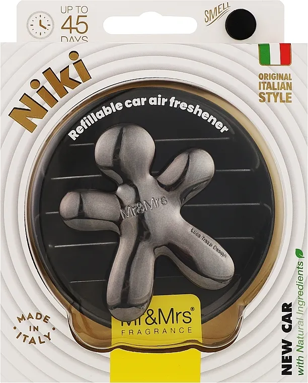 Mr&amp;Mrs Niki Titanium Chrome New Car Miris za automobil