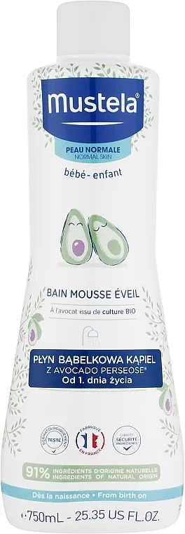 Mustela Bebe Avocado Multi-Sensory Bubble Bath Pena za kupanje sa avokadom