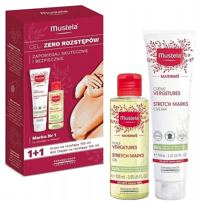 Mustela Maternite (b/cr/150ml + b/oil/105ml) Set