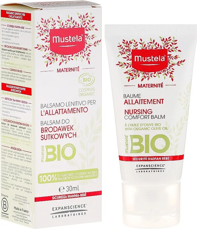 Mustela Maternity Organic Breastfeeding Balm Balzam za ugodno dojenje