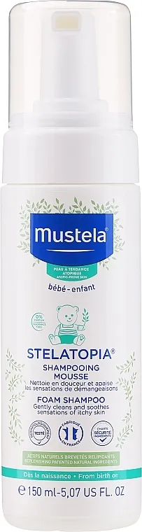 Mustela Stelatopia Foam Shampoo Pena-šampon za novorođenčad