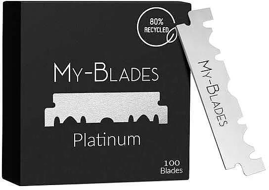 My Blades Platinum Single-Edge Razor Blades Jednokraki brijači za brijanje