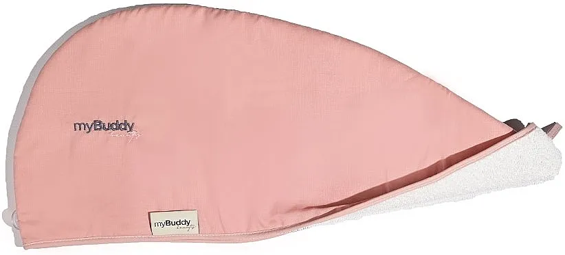 myBuddy Ručnik za kosu turban, roza