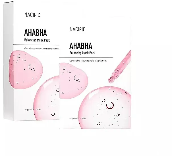 Nacific AHA BHA Balancing Mask Pack Platnena maska sa AHA BHA kiselinama