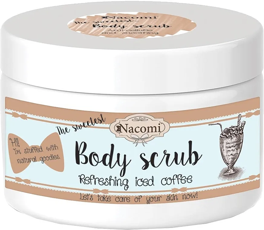 Nacomi Natural Body Scrub Refreshing Iced Cofee Scrub tijela sa shea maslacem i kavom