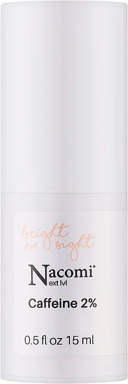 Nacomi Next Level Caffeine 2% Eye Brightening Serum Posvjetljujući serum za područje oko očiju s 2% kofeina