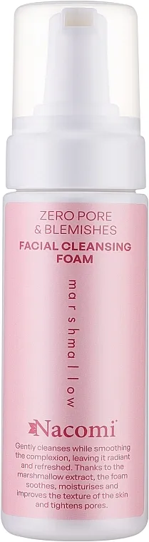Nacomi Zero Pore &amp; Blemishes Face Cleansing Foam Pena za umivanje lica sa salicilnom kiselinom