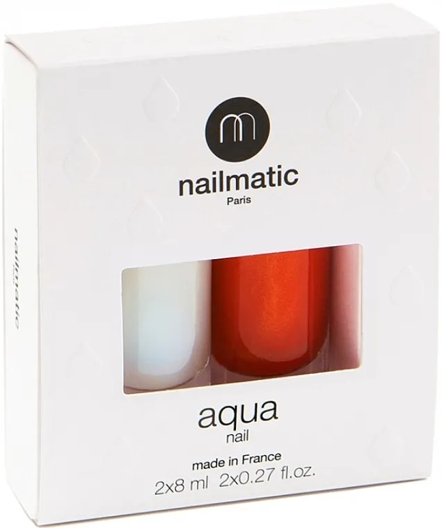 Nailmatic Aqua Polish + Base (base/8ml + n/pol/8ml) Komplet za nokte