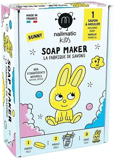 Nailmatic Bunny Soap Maker (soap + latex/mold + cardboard/mold) Set
