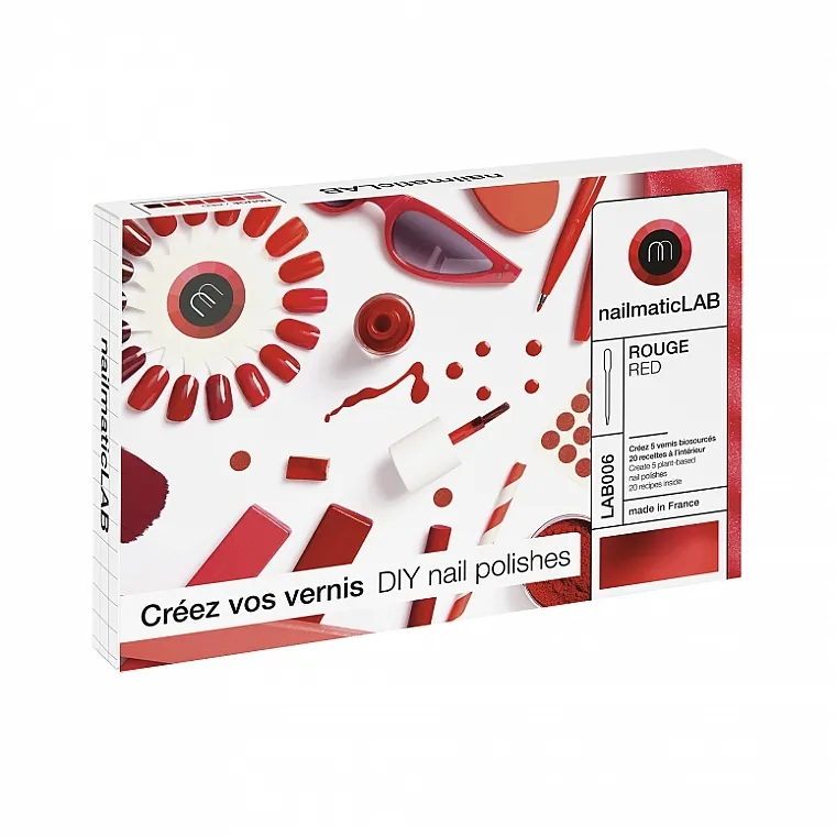 Nailmatic DIY Kit Nail Polishes In Red Set
