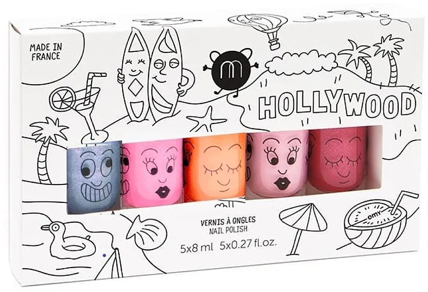 Nailmatic Hollywood Kids Set (nail/polish/5x8ml)