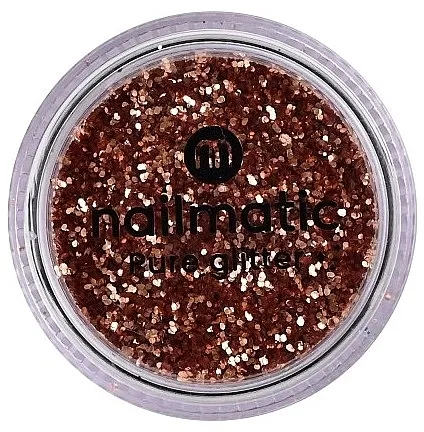 Nailmatic Pure Glitter Medium Orange Glitter Šljokice za dizajn noktiju
