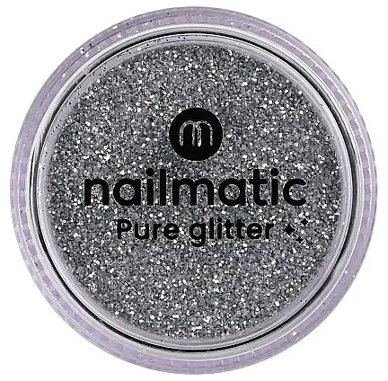 Nailmatic Pure Glitter Small Silver Glitter Šljokice za dizajn noktiju