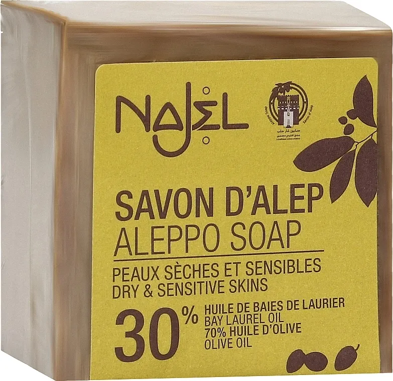 Najel Aleppo Soap 30% Bay Laurel Oil Aleppo sapun s uljem lovora 30%