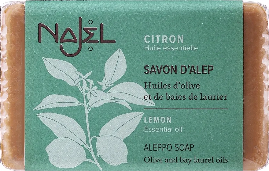 Najel Aleppo Soap Invigorating Soap With Lemon Alepski sapun "Limun"