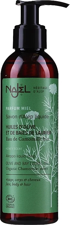 Najel Liquid Aleppo Soap Camomile Tekući sapun Aleppo "Kamilica"