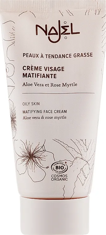 Najel Mattifying Cream Aloe Vera &amp; Rose Myrtle Matirajuća krema za lice od mirte