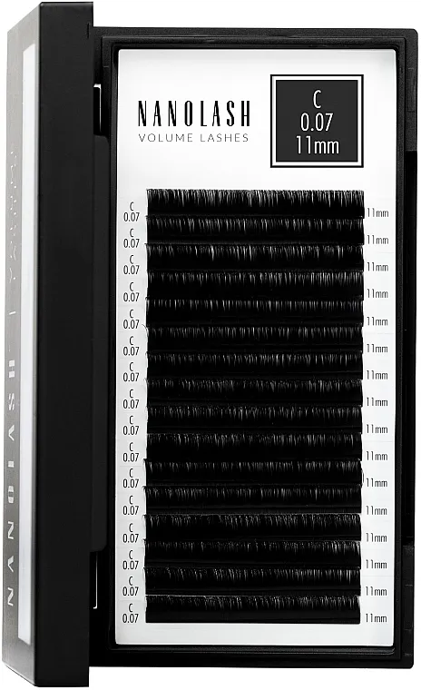 Nanolash Volume Lashes Lažne trepavice C, 0,07 (11 mm)