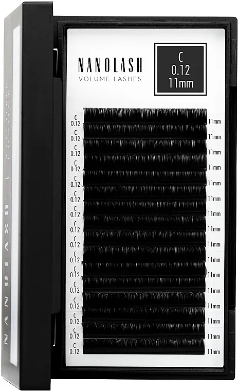Nanolash Volume Lashes Lažne trepavice C, 0,12 (11 mm)