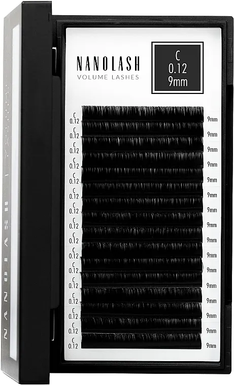 Nanolash Volume Lashes Lažne trepavice C, 0,12 (9 mm)