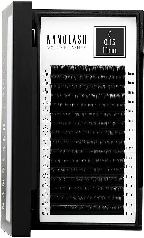 Nanolash Volume Lashes Lažne trepavice C, 0,15 (11 mm)