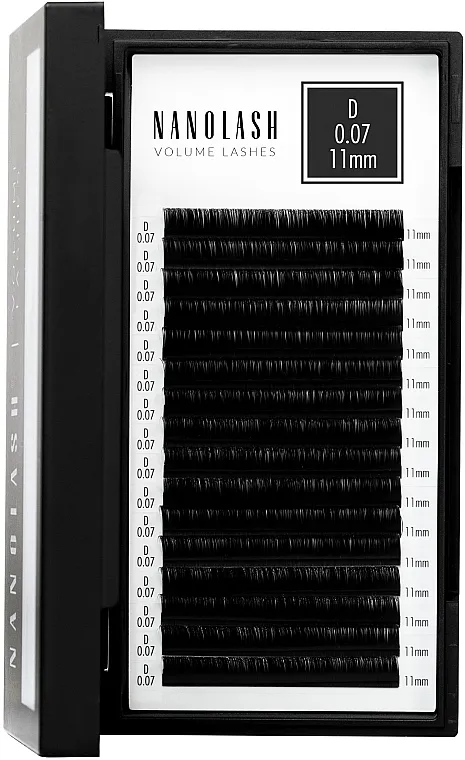 Nanolash Volume Lashes Lažne trepavice D, 0,07 (11 mm)
