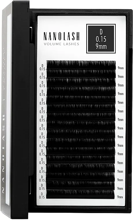 Nanolash Volume Lashes Lažne trepavice D, 0,15 (9 mm)