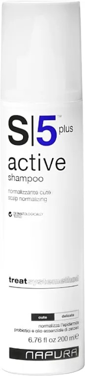 Napura S5 Active Plus Shampoo Šampon protiv peruti "Normalizacija osetljive kože"