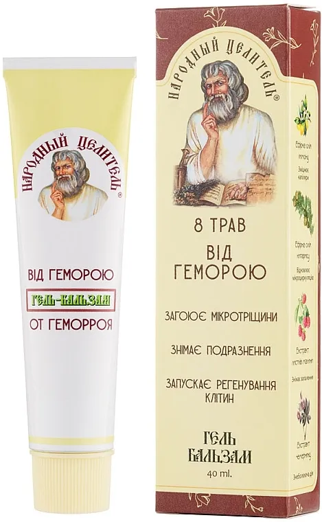 Narodni iscelitelj Gel-balzam protiv hemoroida