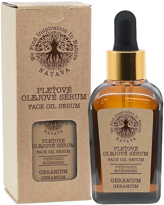 Natava Face Oil Serum Serum za lice Geranium