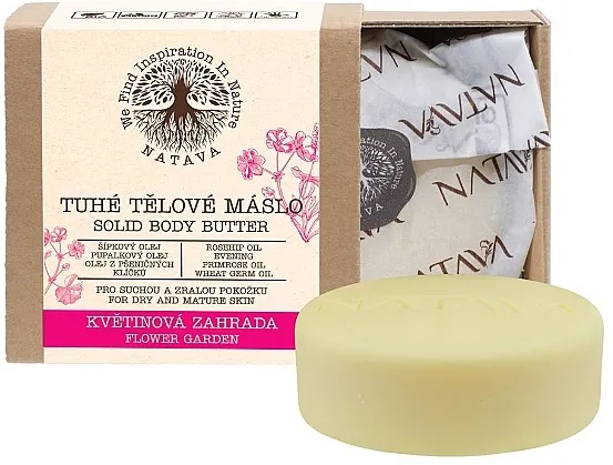 Natava Solid Body Butter Puterni sapun za telo "Cvjetna bašta"