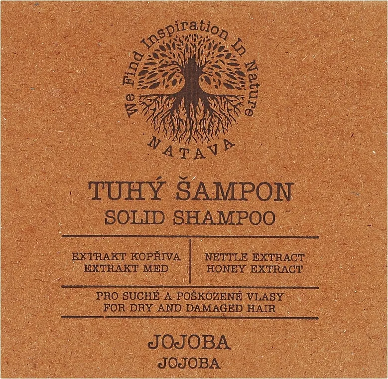 Natava Solid Shampoo Šampon u čvrstom obliku 'Jojoba'