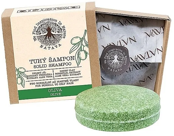 Natava Solid Shampoo Čvrsti šampon "Maslina"