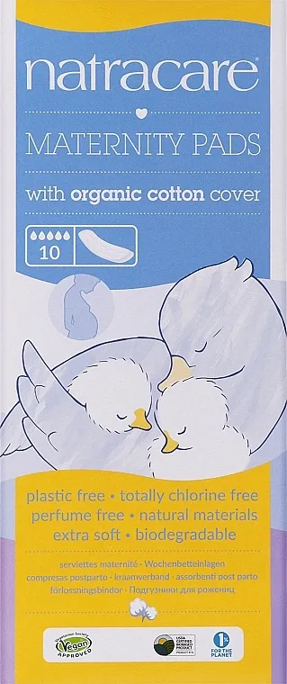 Natracare Maternity Pads Ulošci, 10 kom