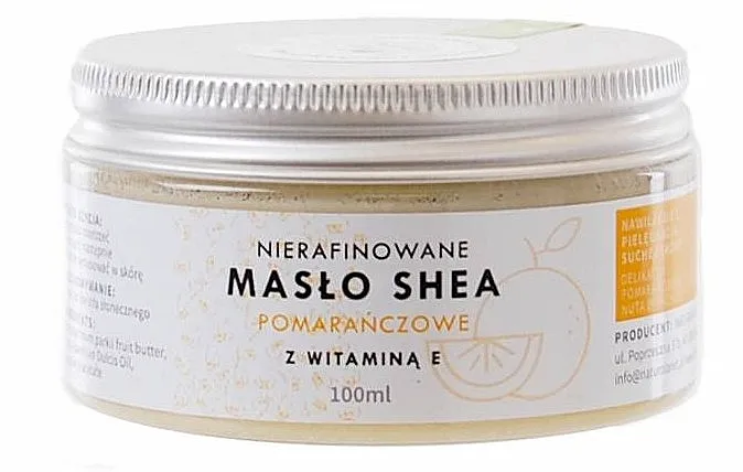 Natur Planet Orange Shea Butter Unrefined &amp; Vitamin E Nerafinirani shea maslac s vitaminom E