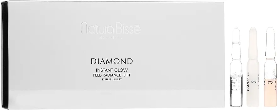 Natura Bisse Diamond Instant Glow Express Mini-Lift Flash ampule za blistavost kože