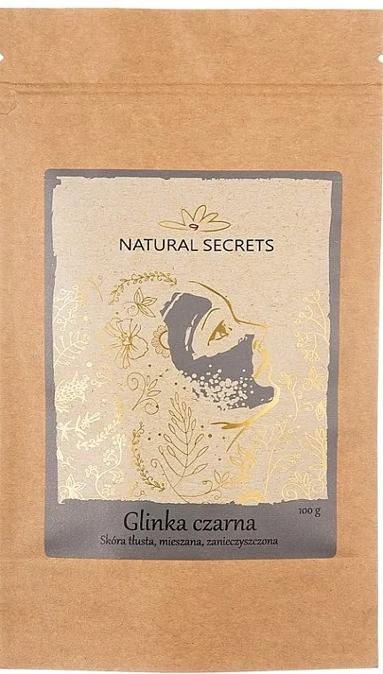 Natural Secrets Black Clay Crna glina