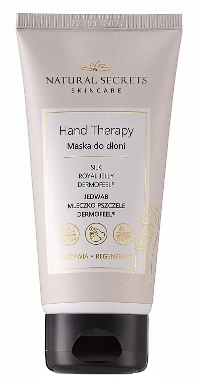 Natural Secrets Hand Therapy Maska za ruke sa svilenim proteinima