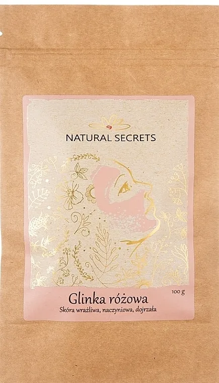 Natural Secrets Pink Clay Ružičasta glina