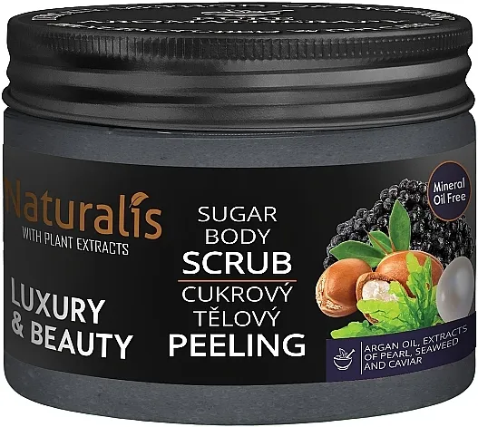 Naturalis Sugar Body Scrub Piling za telo Luxury &amp; Beauty