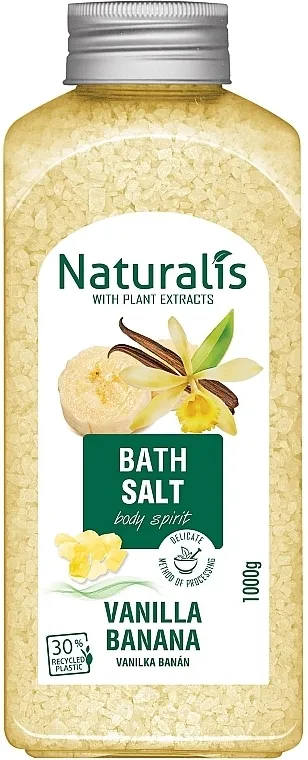 Naturalis Vanilla And Banana Bath Salt So za kupanje sa ukusom vanile i banane