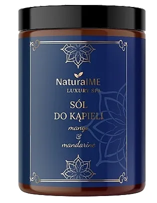 NaturalME Luxury SPA Bath Salt So za kupanje Mango &amp; Mandarina