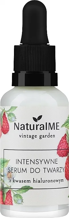 NaturalME Vintage Garden Malwa &amp; Raspberry Moisturizing &amp; Firming Intensive Face Serum Intenzivni serum za lice